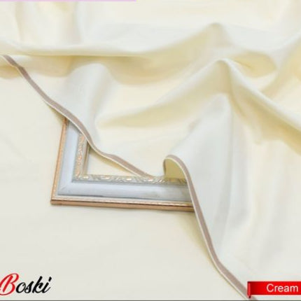 UNSTITCHED 8 POND BOSKI (CREAM COLOR).
