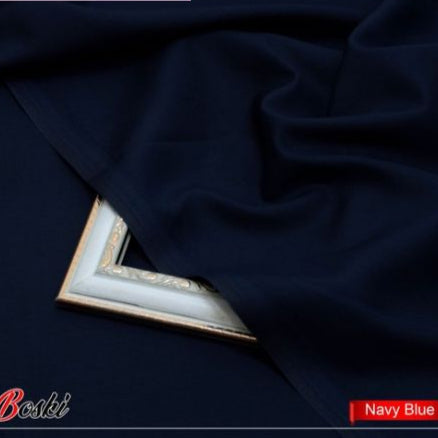 UNSTITCHED 8 POND BOSKI (NAVY BLUE COLOR)