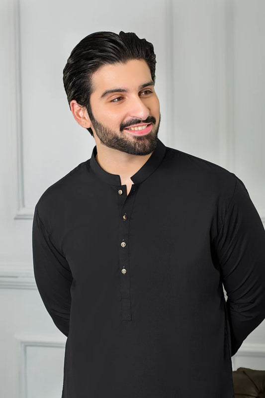 UNSTITCHED 8 POND BOSKI (BLACK COLOR)