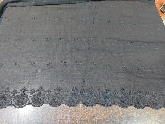 chiffon dubta BLACK COLOR
