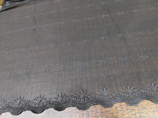 CHIFFON DUBTA BLACK COLOR